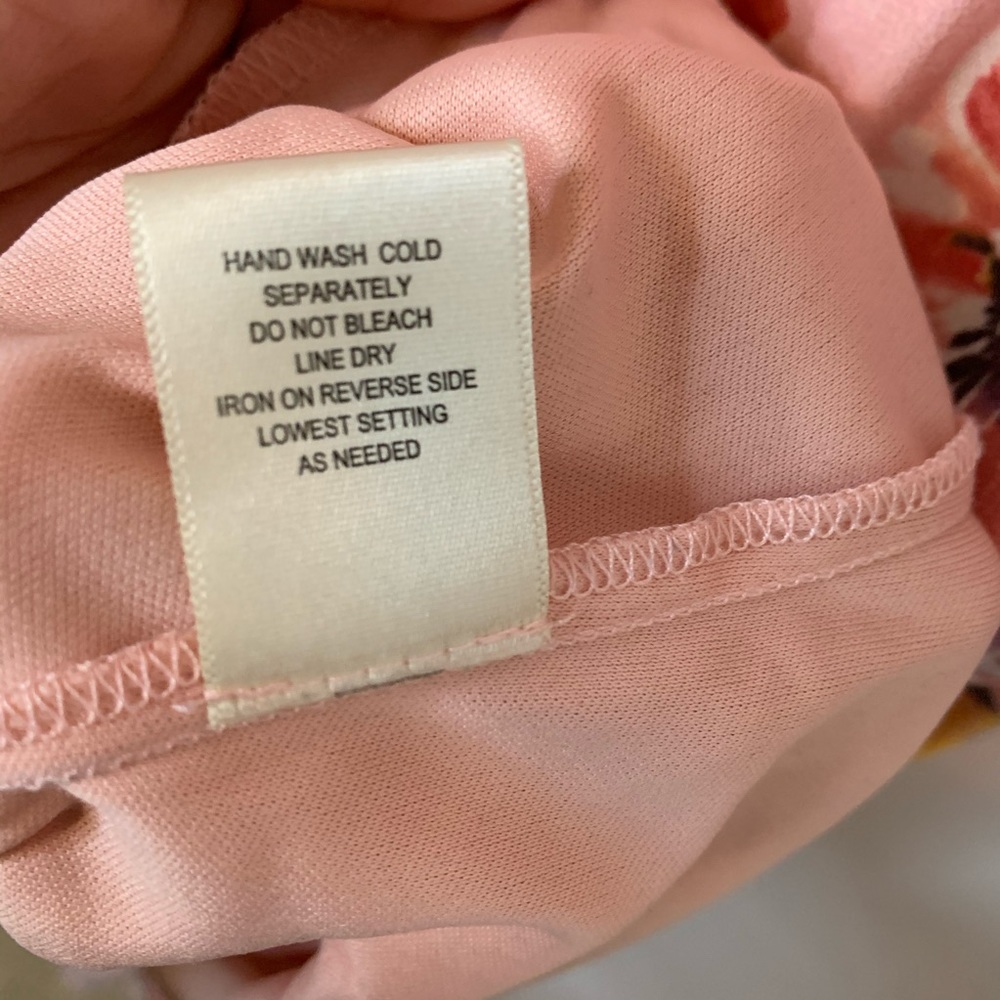 Row A Blush Floral Maxi Dress Nordstrom - Picture 6 of 6